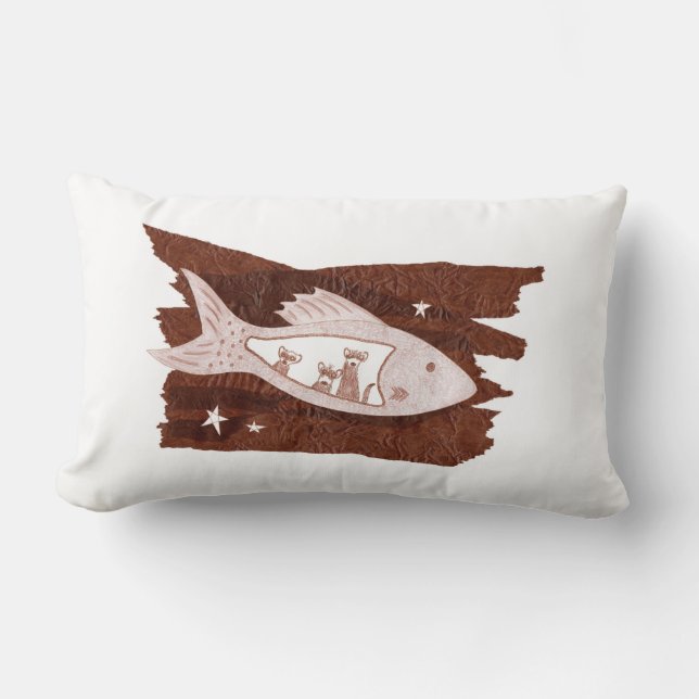 Space Ferrets Pillow (Front)