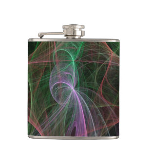 Space Flame Hip Flask
