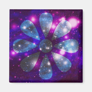 Space flower magnet