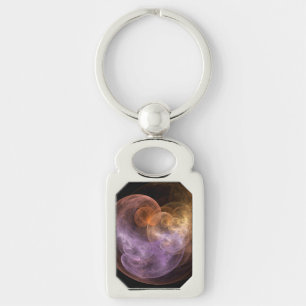 Space Flowers Keychain