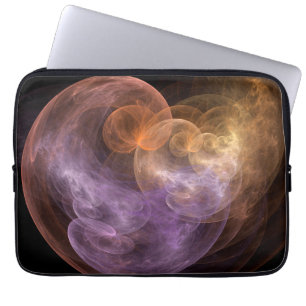 Space Flowers Laptop Sleeve