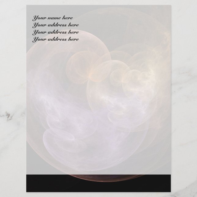 Space Flowers Letterhead (Front)