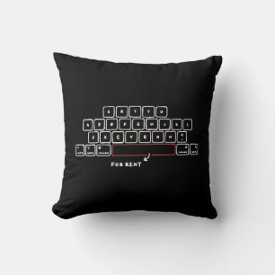 Space for Rent Throw Pillow