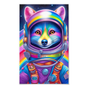 Space Fox Design - Photo Enlargement (Print)