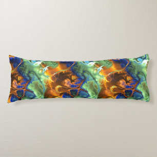 space fractal body pillow