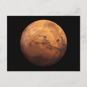 Space Full Colour of the Planet Mars Postcard