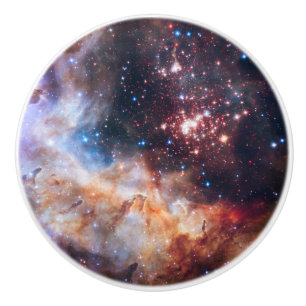 Space/galaxy  ceramic knob