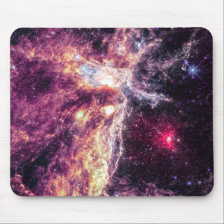 Space Galaxy Flaming Rising Galaxy Mouse Pad