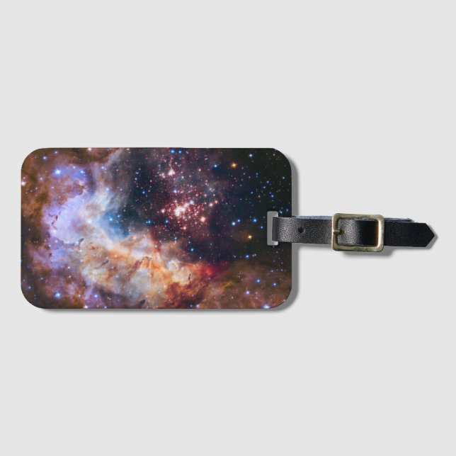 Space/galaxy  luggage tag (Front Horizontal)