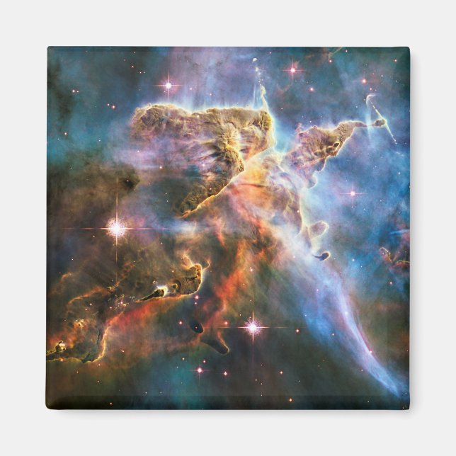Space galaxy nebula. Universe stars. Hubble NASA Magnet (Front)