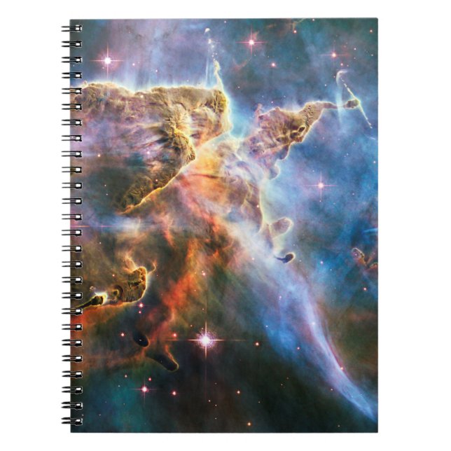 Space galaxy nebula. Universe stars. Hubble NASA Notebook (Front)