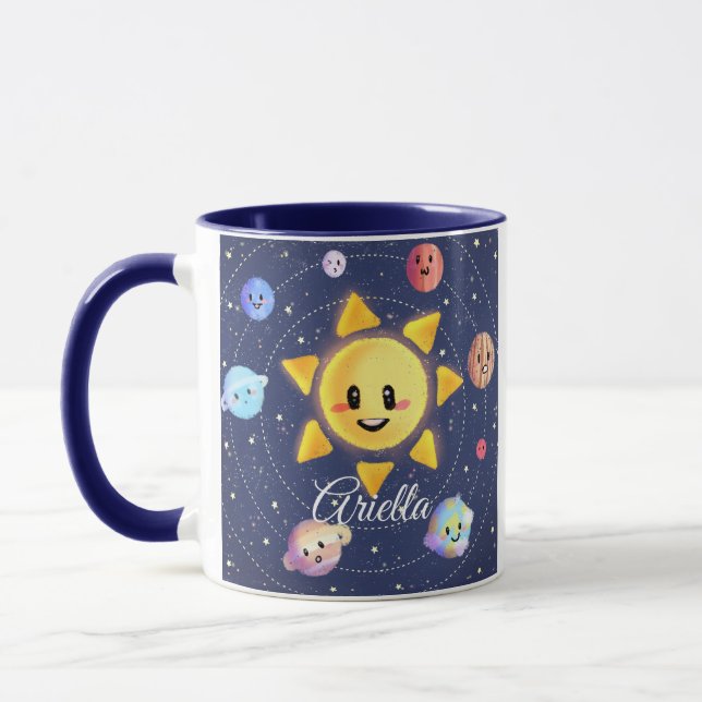 Space Galaxy Planets Mug (Left)