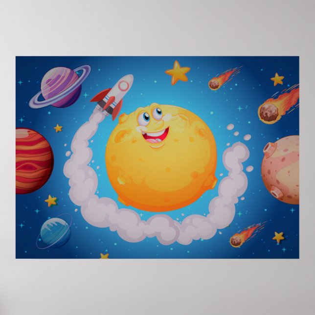 Space Galaxy Poster (Front)