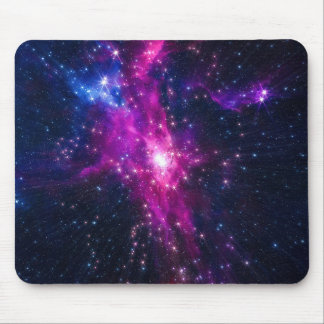 Space Galaxy Purple Cross Galaxy Mouse Pad