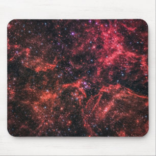 Space Galaxy Red Galaxy Mouse Pad