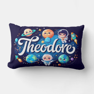 Space Galaxy Theodore oreiller à lancer personnali