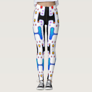 Space Girl Mechanical Android Futuristic Robot Leggings