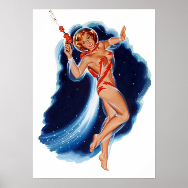 Space girl poster (Front)