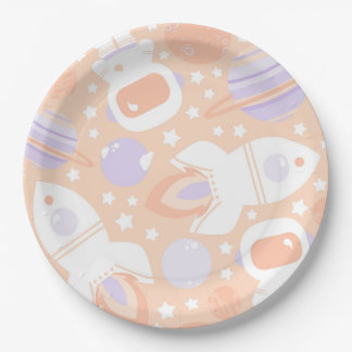 Space Girls Party Plates