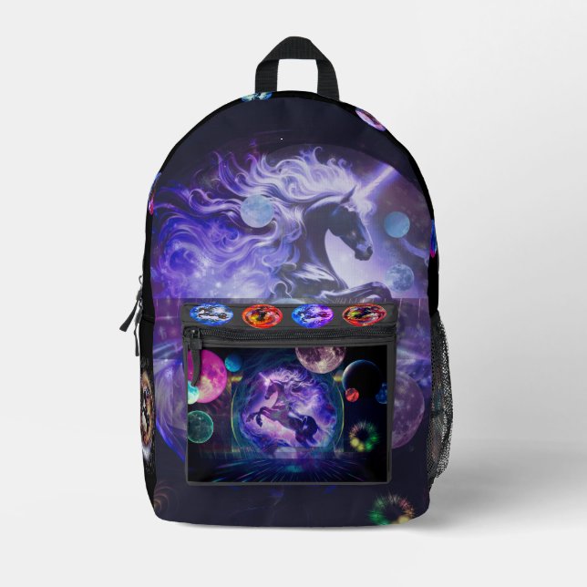 Space Globes Backpack (Front)
