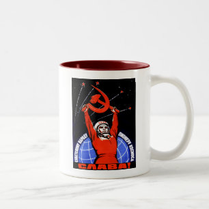 Space Glory Two-Tone Coffee Mug