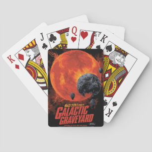 Space Graveyard Skull Halloween Galaxy of Horrors Playing Cards