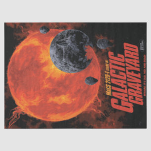 Space Graveyard Skull Halloween Galaxy of Horrors Tissue Paper