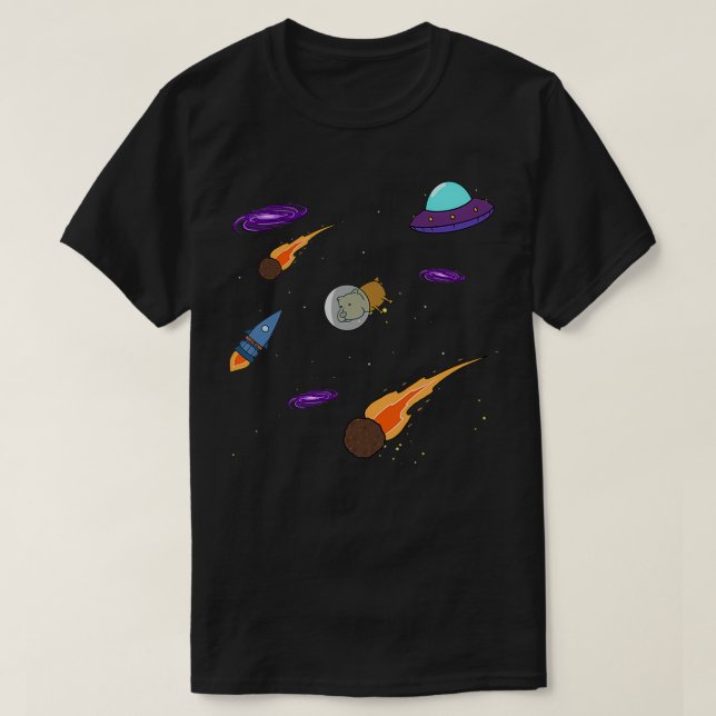 Space Hamsters  T-Shirt (Design Front)