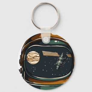 space helmet keychain