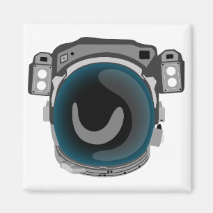 Space Helmet Magnet