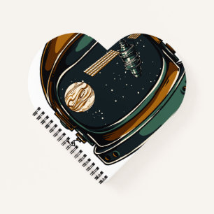 space helmet notebook