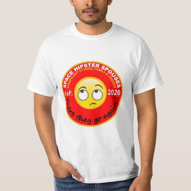 Space Hipsters® Spouses T-shirt (Front)