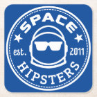 Space Hipsters Square Coasters (6 pack)