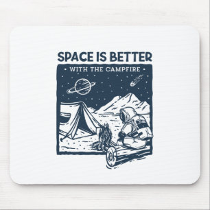 Space is Better with the Campfire Mouse Pad