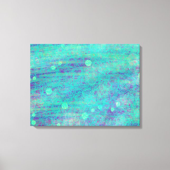 "Space Jam" Abstract Canvas Print (Front)