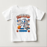 SPACE JAM™ BUGS BUNNY™ #1 Basketball Graphic Baby T-Shirt<br><div class="desc">Show your team spirit with this SPACE JAM™ BUGS BUNNY™ basketball dribble graphic! Wear on a graphic tee,  tote bag,  or poster for your wall! Shop this design on even more custom Zazzle gifts!</div>