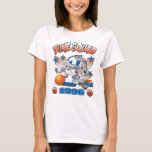 SPACE JAM™ BUGS BUNNY™ #1 Basketball Graphic T-Shirt<br><div class="desc">Show your team spirit with this SPACE JAM™ BUGS BUNNY™ basketball dribble graphic! Wear on a graphic tee,  tote bag,  or poster for your wall! Shop this design on even more custom Zazzle gifts!</div>