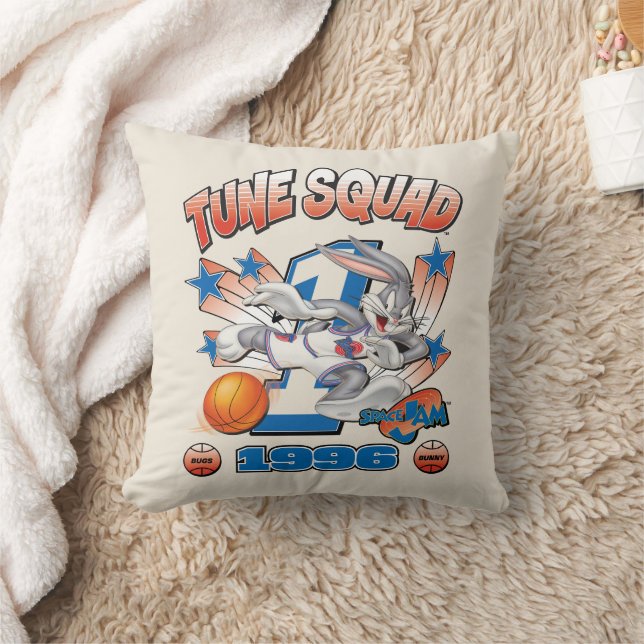 SPACE JAM™ BUGS BUNNY™ #1 Basketball Graphic Throw Pillow (Blanket)