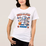 SPACE JAM™ BUGS BUNNY™ #1 Basketball Graphic Tri-Blend Shirt<br><div class="desc">Show your team spirit with this SPACE JAM™ BUGS BUNNY™ basketball dribble graphic! Wear on a graphic tee,  tote bag,  or poster for your wall! Shop this design on even more custom Zazzle gifts!</div>