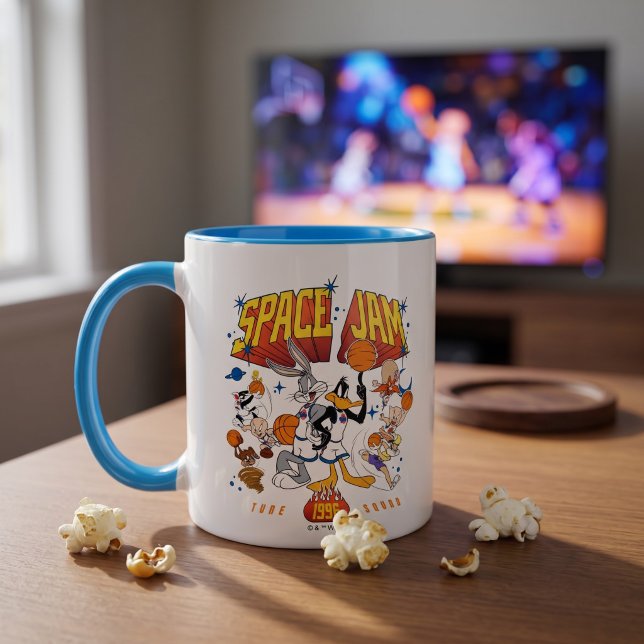 SPACE JAM™ TUNE SQUAD™ 1996 Graphic Mug (Simulated mug on table)