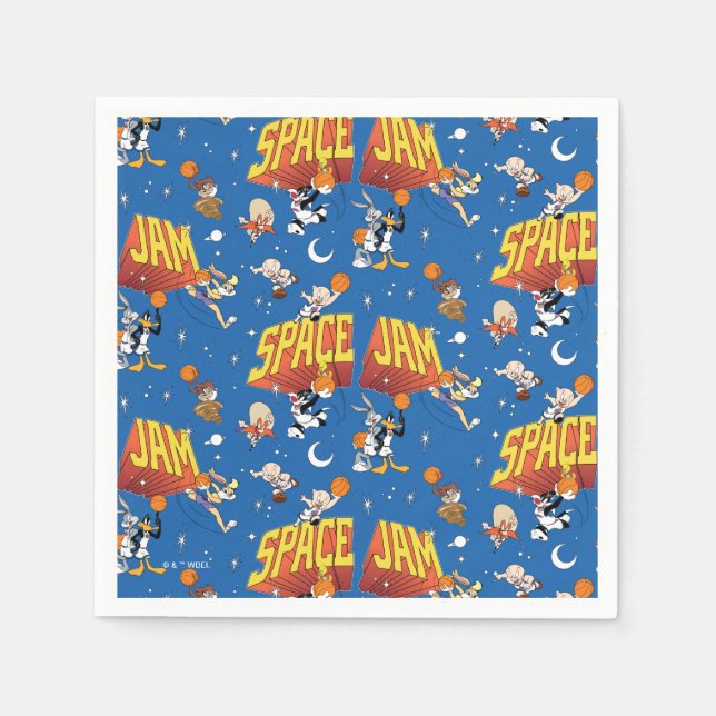 SPACE JAM™ TUNE SQUAD™ Outter Space Pattern Napkin (Front)