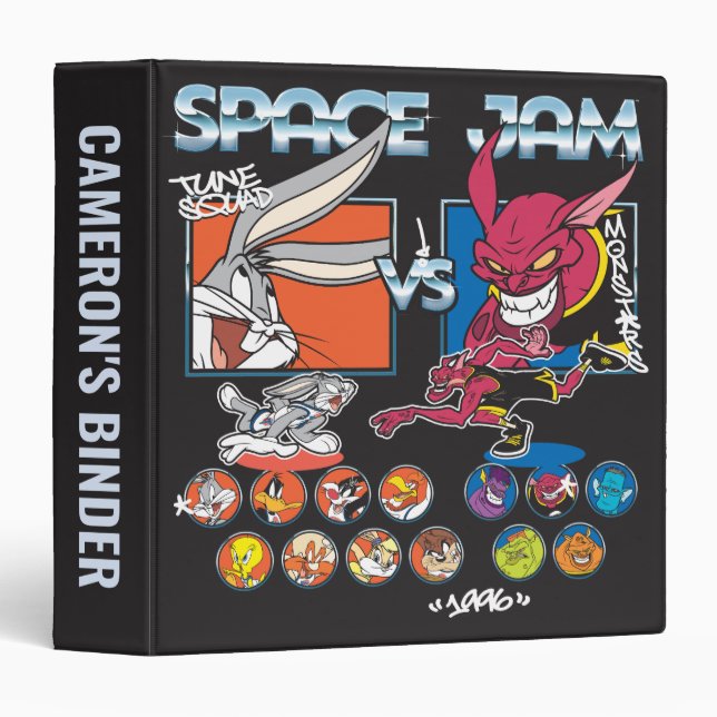 SPACE JAM™ TUNE SQUAD™ VS Monstars Roster Graphic Binder (Front/Spine)