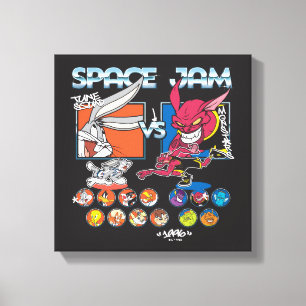 SPACE JAM™ TUNE SQUAD™ VS Monstars Roster Graphic Canvas Print