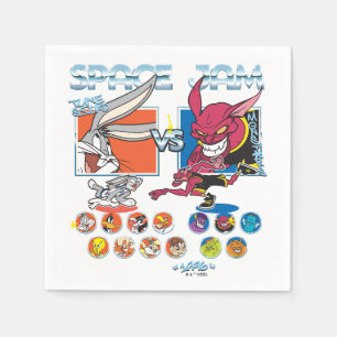 SPACE JAM™ TUNE SQUAD™ VS Monstars Roster Graphic Napkin