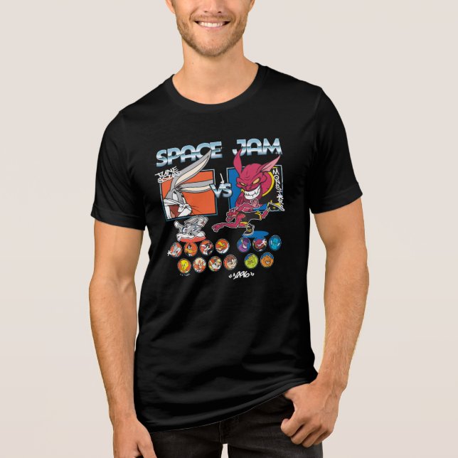 SPACE JAM™ TUNE SQUAD™ VS Monstars Roster Graphic Tri-Blend Shirt (Front)