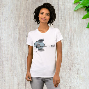 Space Janitor Spraying Stars Sci-Fi Astronaut T-Shirt