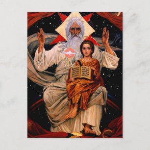 Space Jesus Postcard