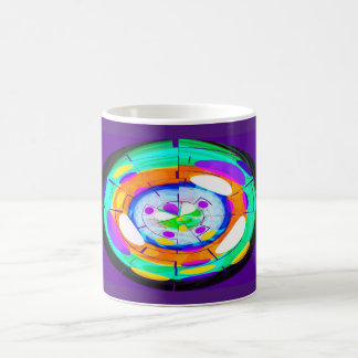 Space journey art coffee mug