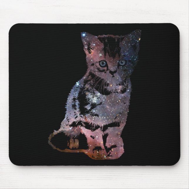 Space Kitten Mouse Pad (Front)