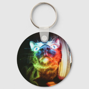 Space Kittie Keychain